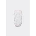 body beb&egrave; spalla larga in 100% cotone stampato bianco tama&ntilde;o 3-6