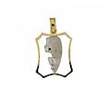 ciondolo madonna oro giallo e bianco 803321714830