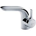 rubinetto per lavabo a canna media melange cromo lucido h 13. 8 cm