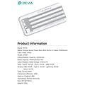 - power bank serie kintone con 4 cavi integrati 10000 mah bian