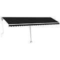 - tenda automatica con sensore vento e led 600x300 cm antracite