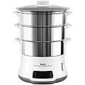 Tefal Vaporiera Elettrica Convenient Series Deluxe White E Silver Vc502d10