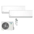 etherea condizionatore dualsplit 9000 + 12000 btu codice prod cs-z25zkew cs-z35zkew cu-2z41t