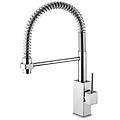 paffoni miscelatore monocomando per lavello con canna orientabile serie level lea176cr cromato