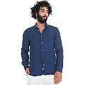 camicia casual blu