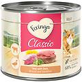 18 + 6 gratis! 6 x 200 g classic meat anatra & vitello con broccoli e tarassaco