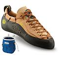 mythos scarpette da arrampicata uomo brown 42 5 eu