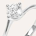 anello solitario valentino firmamenti oro bianco diamante collezione firmamenti misura 54 oro