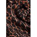top in raso di viscosa stampa animalier sensual attitude donna stampa taglia l