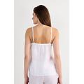 top in tela di lino the pure linen donna bianco taglia l