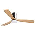 m mimotec ventilatore da soffitto led energy nichel e telecomando basso consumo motore dc 6