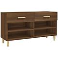 - scarpiera rovere marrone 102x35x55 cm in legno multistrato