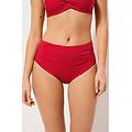 slip a vita alta contenitivo costume indonesia donna rosso l