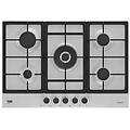 Beko Piano Cottura Hiaw75225sxe A Gas 5 Fuochi Gas Colore Acciaio Inox