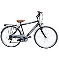 bicicletta uomo passeggio misura 28 bici da città con cambio nero vintage retrò