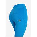 pantaloni wr. up vita alta bustier in jersey tinto capo french blue donna medium