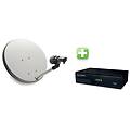 kit digitale satellitare decoder parabola 40 cm + accessori