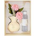 confezione regalo mini diffusore con fiori taupe