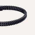 bracciale catena man code acciaio nero collezione man code