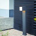 lampione da giardino cuba h 75 cm antracite 500 lumen ip54