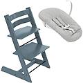 tripp trapp con newborn set fjord blue