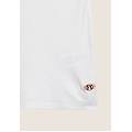 canotta in jersey viscosa coated con scollo ampio star white donna medium