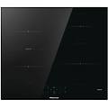 hi6421bsc piano cottura a induzione super zone 23 cm controllo touch nero