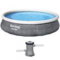 fast set 57376 &oslash;396x84 cm piscina gonfiabile + pompa filtro 29 w