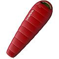 sacco a pelo mummia per bambini junior -10°c 190 cm rosso