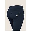 leggings n. o. w. superskinny vita media in tessuto tecnico dark sapphire donna small
