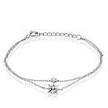 bracciale silver elegance argento rodiato cubic zirconia collezione silver elegance bianco