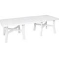 leroy merlin tavolo da giardino allungabile trio plus in resina bianco per 6 persone 180/240x100cm