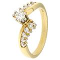 anello donna oro giallo bianco gl101469