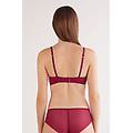 reggiseno balconcino daniela sheer glamour donna viola taglia 2d