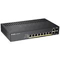 ebulaflex switch web managed 8 porte gigabit poe (erogazione poe fino a 130w) + 2 dual