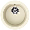 lgfrou62 fox round lavello 1 vasca rotonda 45 cm bianco antico