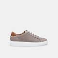 stringate in nabuk da uomo taupe