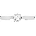 anello solitario diamazing oro bianco diamante tondo collezione diamazing misura 65 oro bianco
