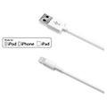 cavo usb-lightning 2. 1a white certificato mfi 1mt connettore per iphone-ipad-ipod bianco