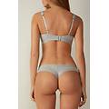 brasiliana in cotone donna grigio taglia 3