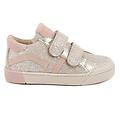 sneakers da bambina beige con strap taglia 35