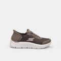 sneaker da uomo go walk flex marrone