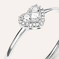 anello fantasia sophia oro bianco diamante collezione sophia misura 58 oro bianco