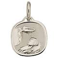 medaglia ciondolo da battesimo oro bianco 803321714914