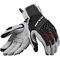 guanti moto touring rev'it sand 4 grigio chiaro nero taglia s