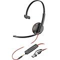 auricolari con microfono poly blackwire 3215 nero senza marca