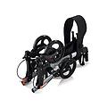 stylish deambulatore rollator pieghevole in alluminio argento