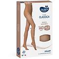 srl collant classica 140 denari nero taglia 4 compressione graduata morbido e confortevole