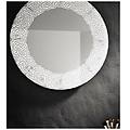 - specchio con decori satinati rotondo 70 cm art 1017-a serie la progetto