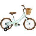 kids classic bicicletta con pedali 16 per bambini. 3-7 anni. verde